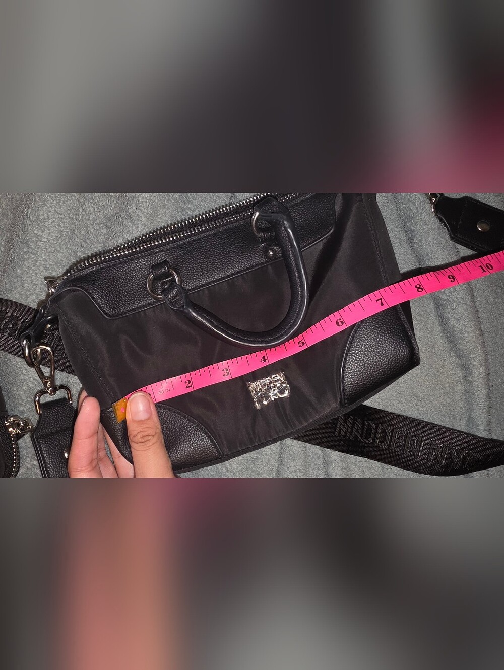 Madden NYC Black Shoulder Bag